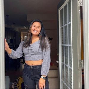 Altar’d State Long Sleeve Crop Top